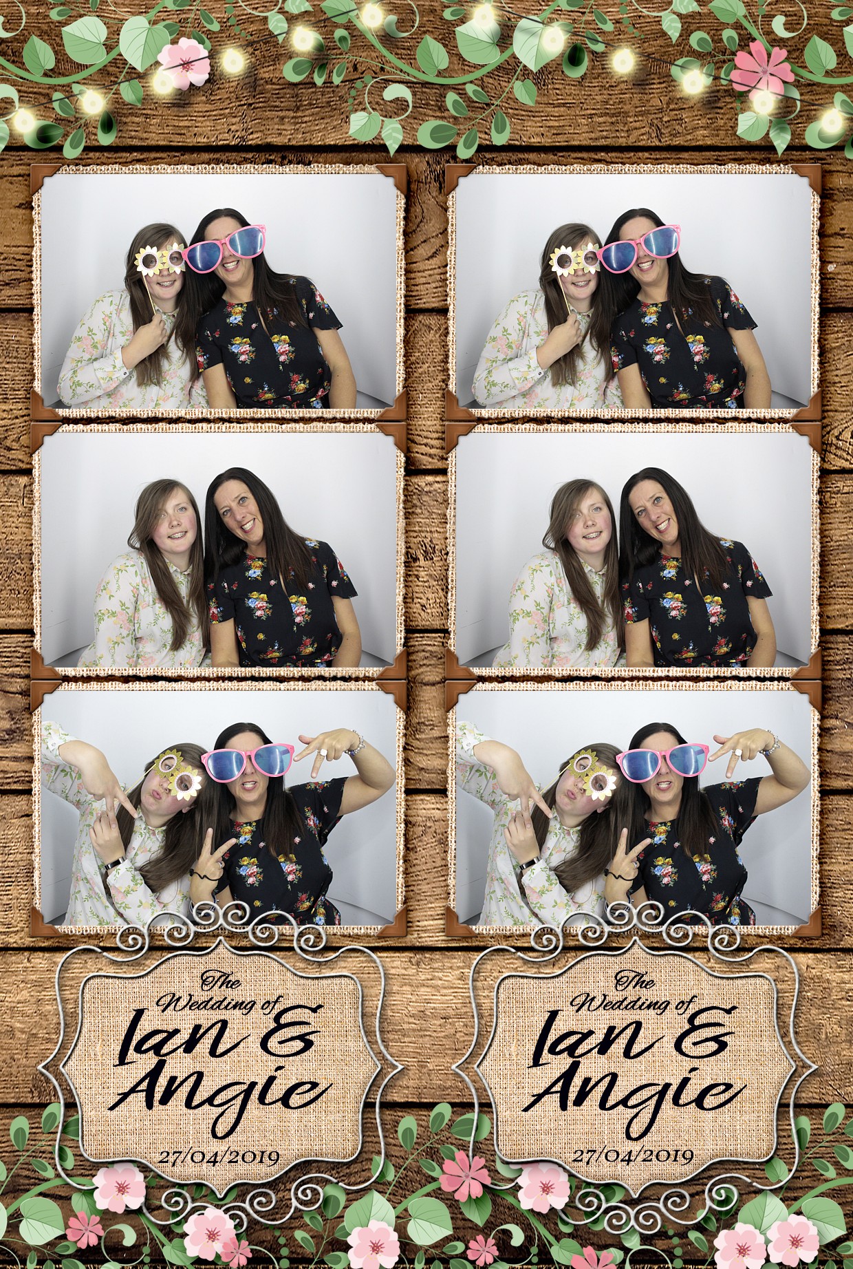 Ian & Angie’s wedding  | View more photos from the event at gallery.myphotoboothexperience.co.uk/u/MyPhotoBoothExperienceLtd/Ian-Angie’s-wedding